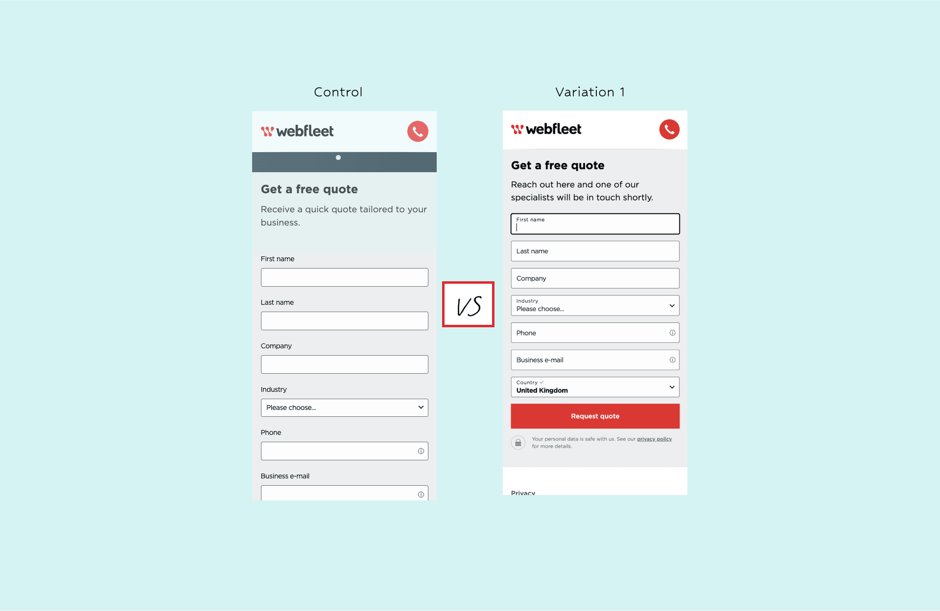 Inline text for form fields